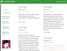 Tablet Screenshot of gloria.blogaaja.fi