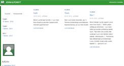 Desktop Screenshot of jennajaluci.blogaaja.fi