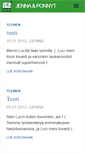 Mobile Screenshot of jennajaluci.blogaaja.fi