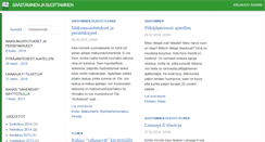 Desktop Screenshot of omatalous.blogaaja.fi