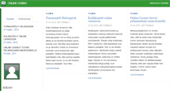 Desktop Screenshot of onlinecasinot.blogaaja.fi