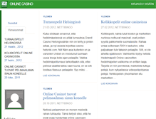 Tablet Screenshot of onlinecasinot.blogaaja.fi