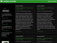 Tablet Screenshot of nikkaisinjososaisin.blogaaja.fi