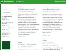 Tablet Screenshot of kulttuuriliitto.blogaaja.fi