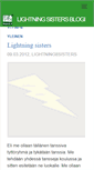 Mobile Screenshot of lightning8sisters.blogaaja.fi